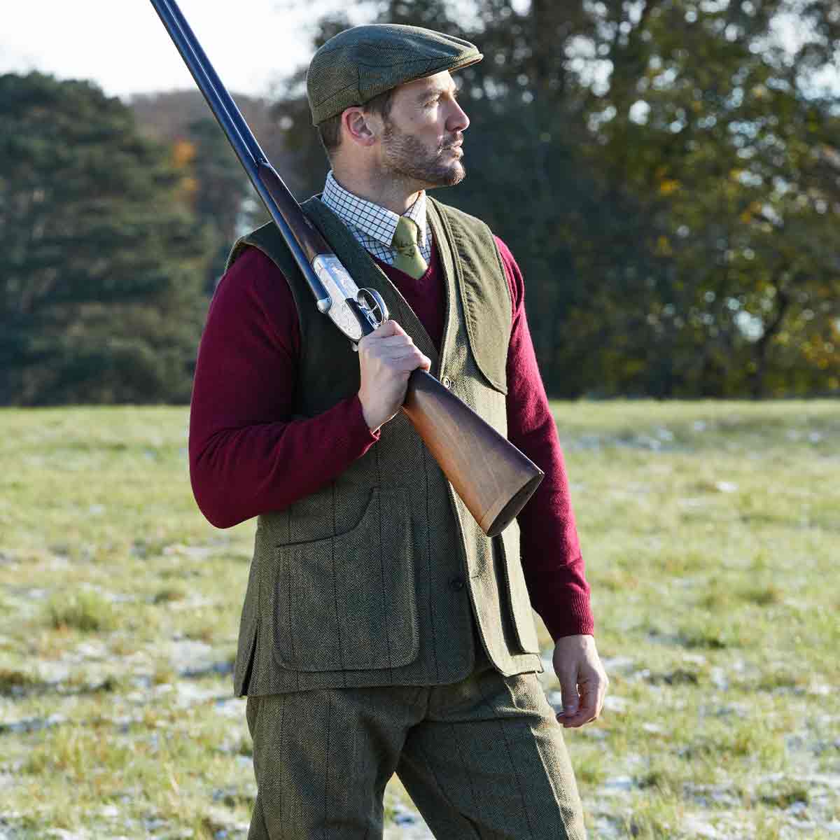 Alan Paine Rutland Men's Shooting Waistcoat - Model Alan Paine Rutland Men's Shooting Waistcoat - Model