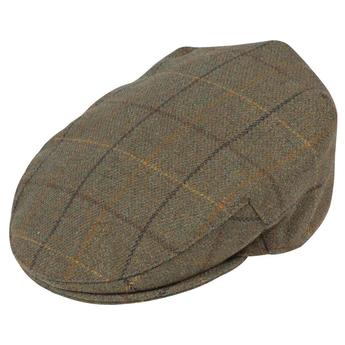 Alan Paine Rutland Tweed Cap - dark moss Alan Paine Rutland Tweed Cap - dark moss