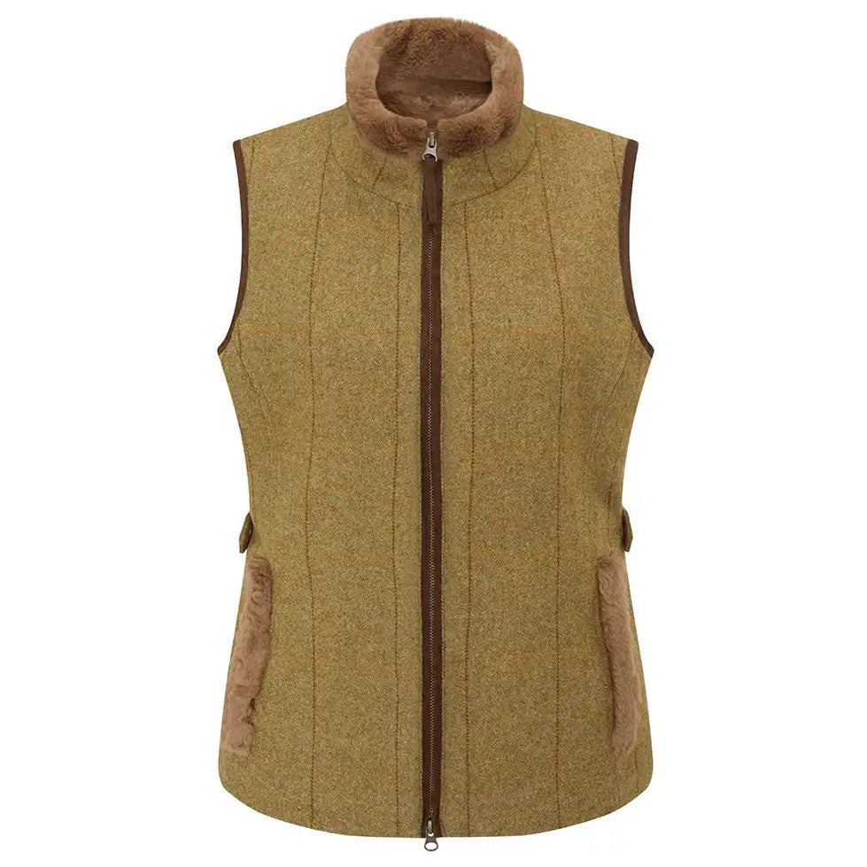 Alan Paine Combrook Ladies Tweed Gilet - Grove Alan Paine Combrook Ladies Tweed Gilet - Grove