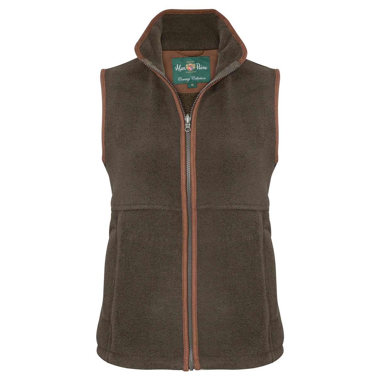 Alan Paine Aylsham Ladies Fleece Waistcoat - Green Alan Paine Aylsham Ladies Fleece Waistcoat - Green