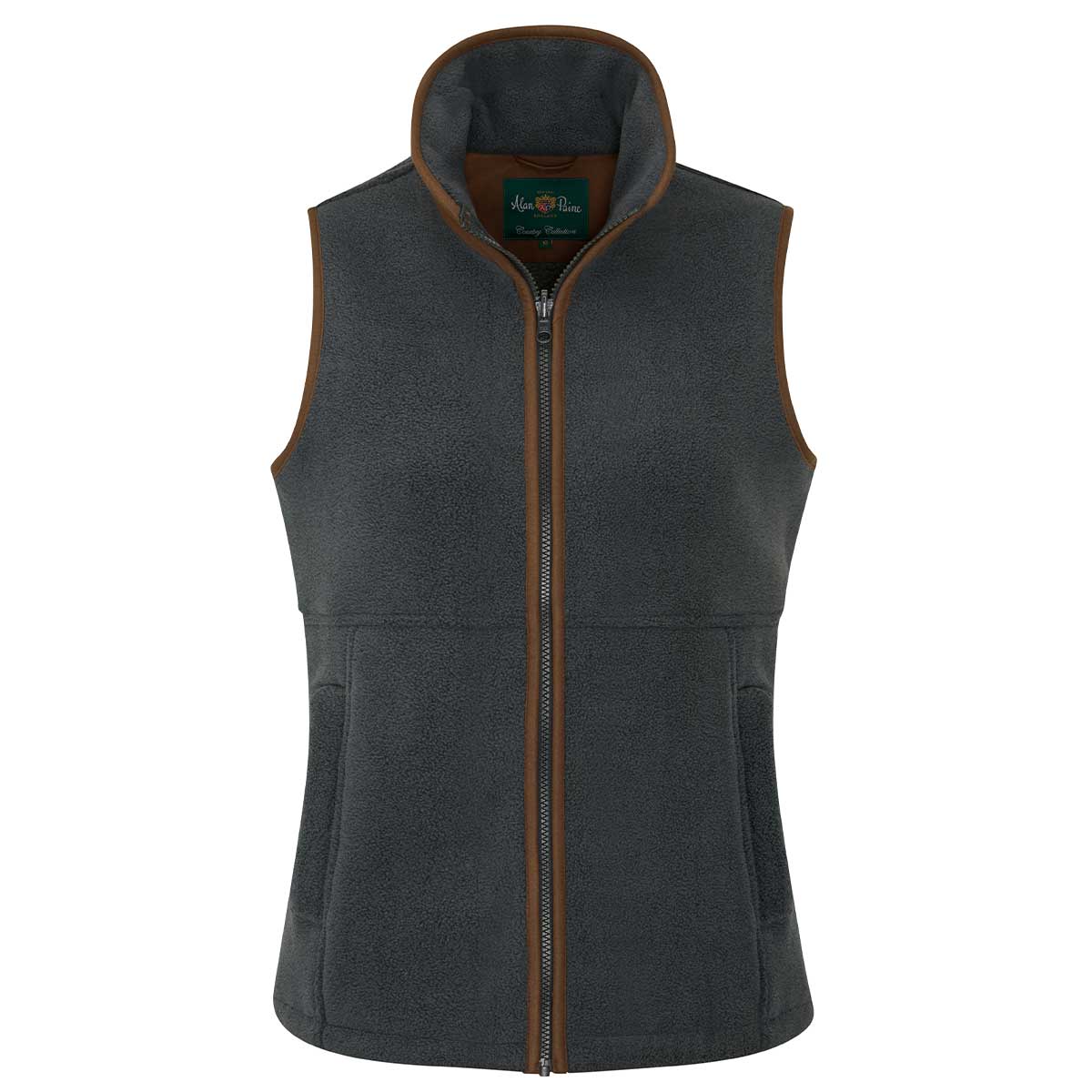 Alan Paine Aylsham Ladies Fleece Waistcoat - Gunmetal Alan Paine Aylsham Ladies Fleece Waistcoat - Gunmetal