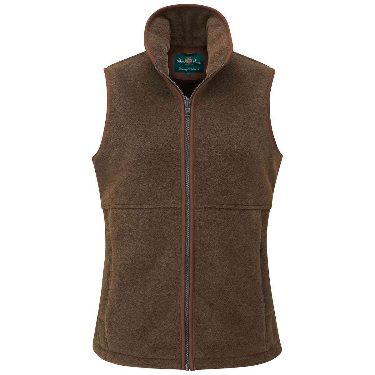 Alan Paine Aylsham Ladies Fleece Waistcoat - Pecan Alan Paine Aylsham Ladies Fleece Waistcoat - Pecan
