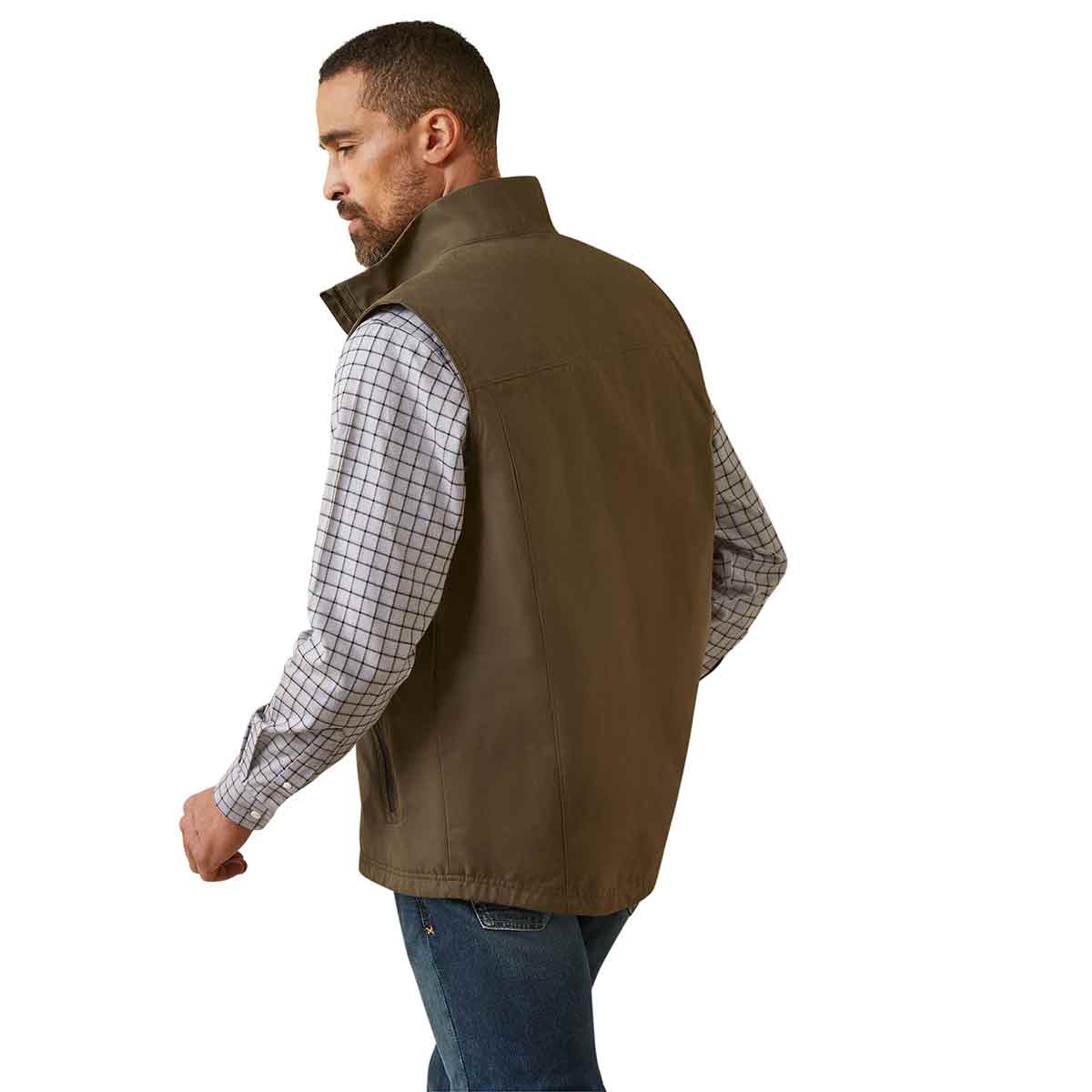 Ariat Men's Argentium Insulated Vest Rear Ariat Men's Argentium Insulated Vest Rear