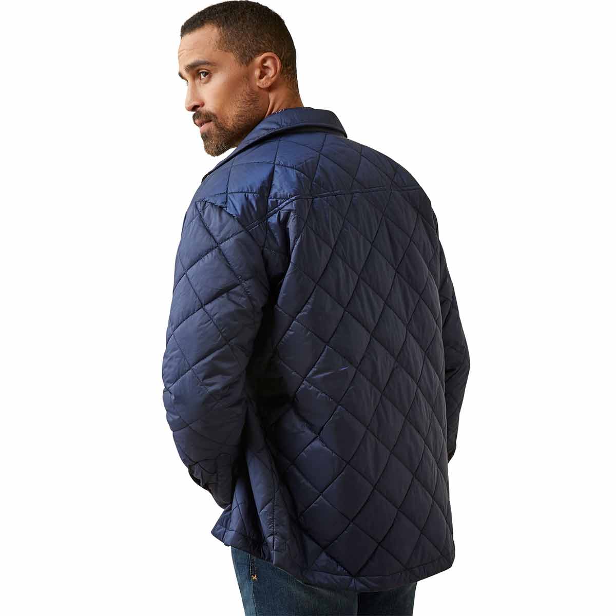 Ariat Men's Stinson Shirt Jacket Rear Ariat Men's Stinson Shirt Jacket Rear