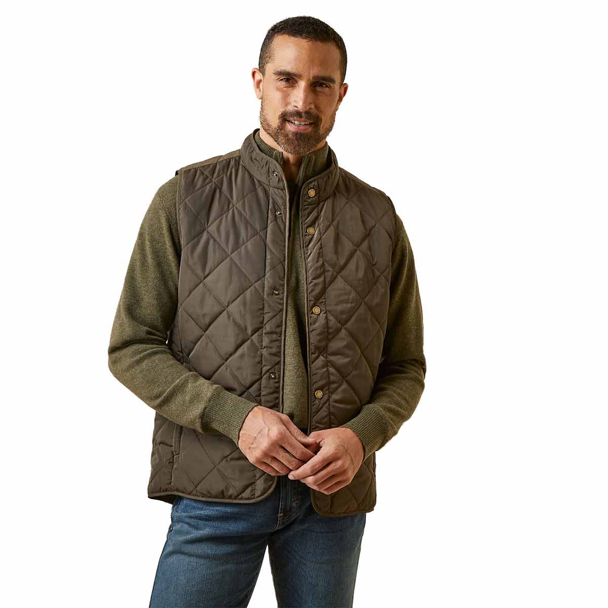 Ariat Men's Woodside Gilet Earth Ariat Men's Woodside Gilet Earth
