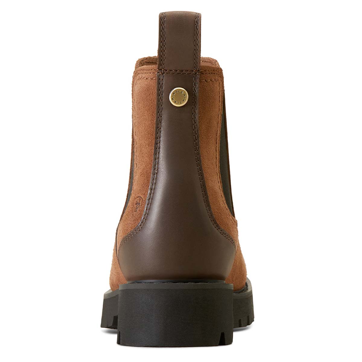 Ariat Women's Wexford Lug Waterproof Chelsea Boot - Dark Earth - Heel Ariat Women's Wexford Lug Waterproof Chelsea Boot - Dark Earth - Heel