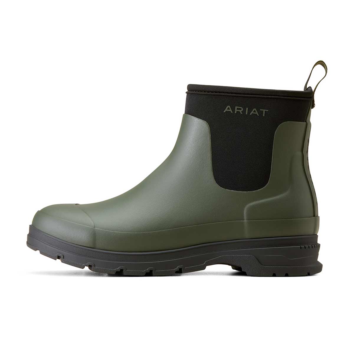 Ariat Women's Kelmarsh Shortie Wellington Boots - Dark Olive Ankle Wellies - Side Ariat Women's Kelmarsh Shortie Wellington Boots - Dark Olive Ankle Wellies - Side