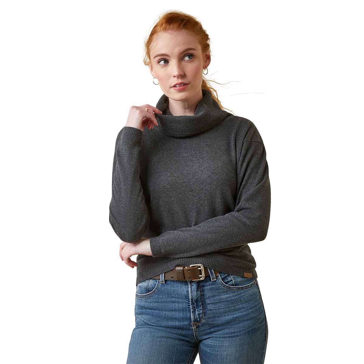 Ariat Women's Lexi Sweater Charcoal Ariat Women's Lexi Sweater Charcoal