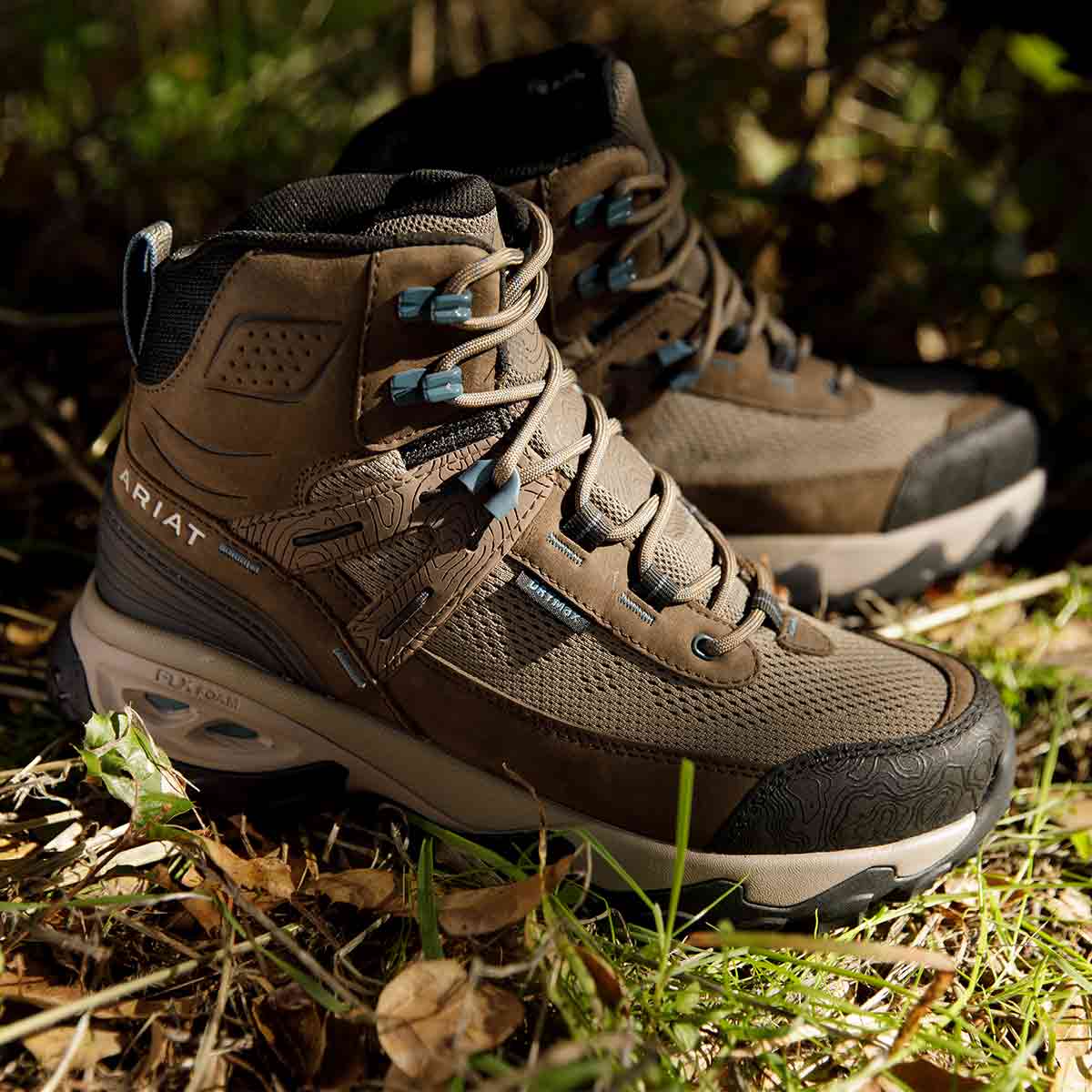 Ariat Women's Traverse Mid Waterproof Hiking Boots - Brown Bark - Lifestyle Ariat Women's Traverse Mid Waterproof Hiking Boots - Brown Bark - Lifestyle