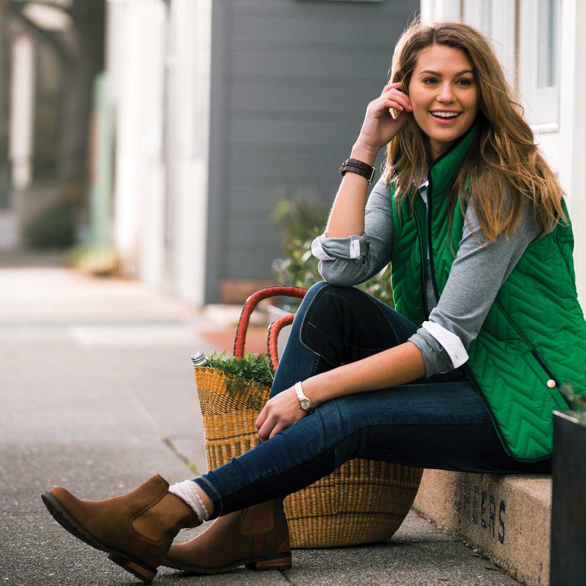 Ariat Women's Wexford H2O Boots - Java - on model Ariat Women's Wexford H2O Boots - Java - on model