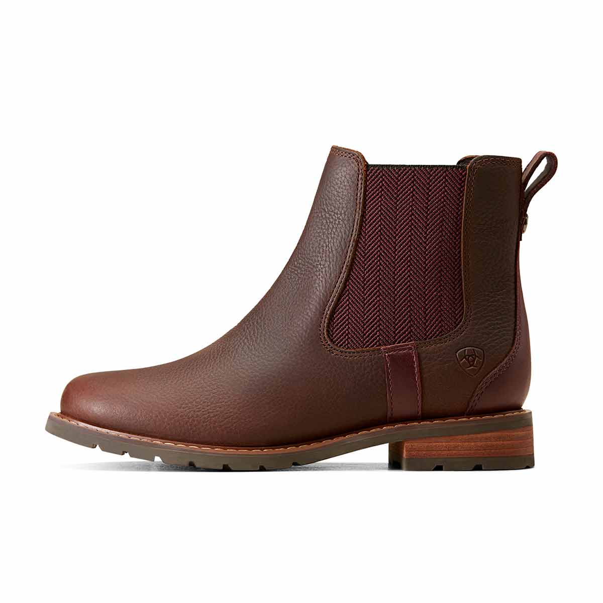 Ariat Women's Wexford Waterproof Chelsea Boot - Dark Brown Side Ariat Women's Wexford Waterproof Chelsea Boot - Dark Brown Side