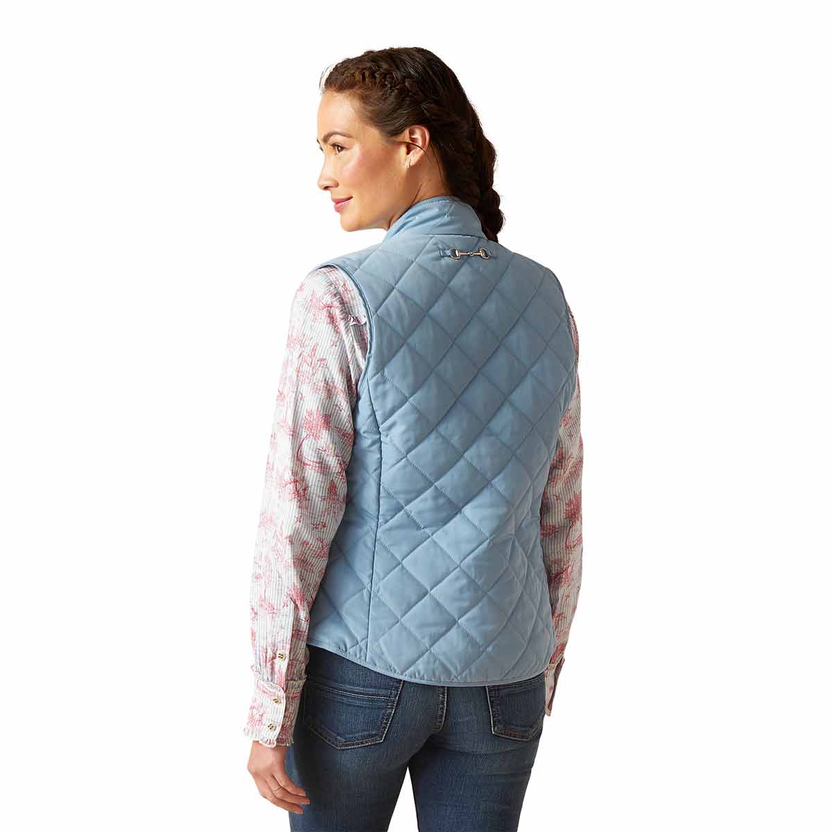 Ariat-Women_s-Woodside-Gilet-Blue-Shadow-Rear Ariat-Women_s-Woodside-Gilet-Blue-Shadow-Rear