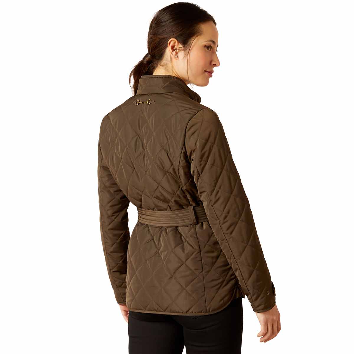 Ariat Women's Woodside Jacket Earth Rear Ariat Women's Woodside Jacket Earth Rear
