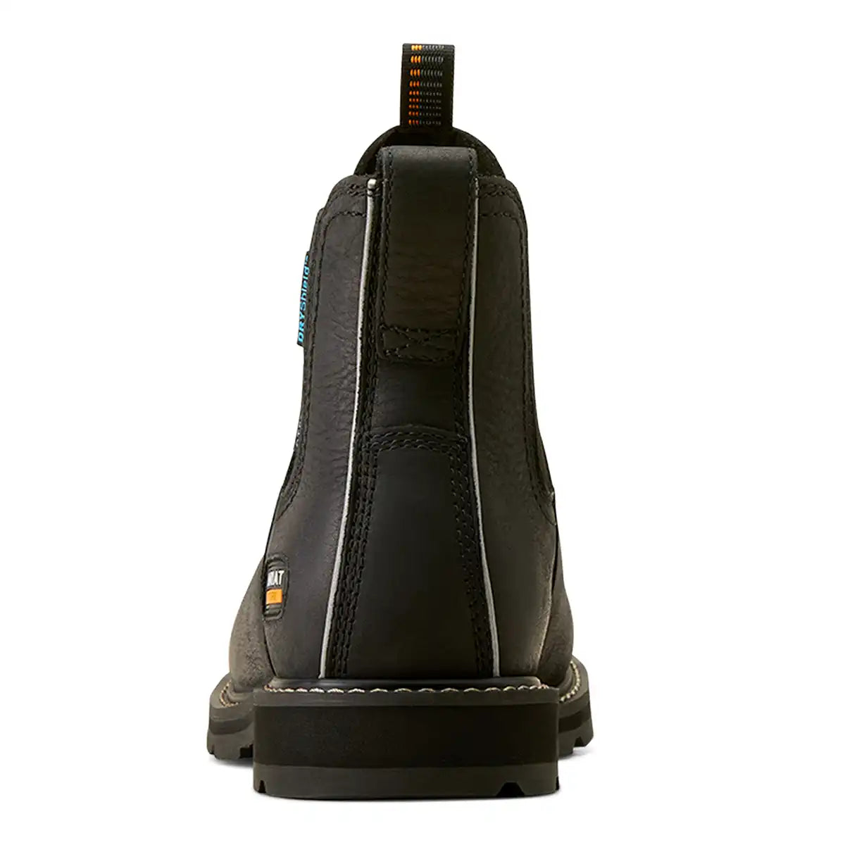 Ariat Men's Groundbreaker Chelsea Waterproof Steel Toe Work Boot - Black - Heel Ariat Men's Groundbreaker Chelsea Waterproof Steel Toe Work Boot - Black - Heel