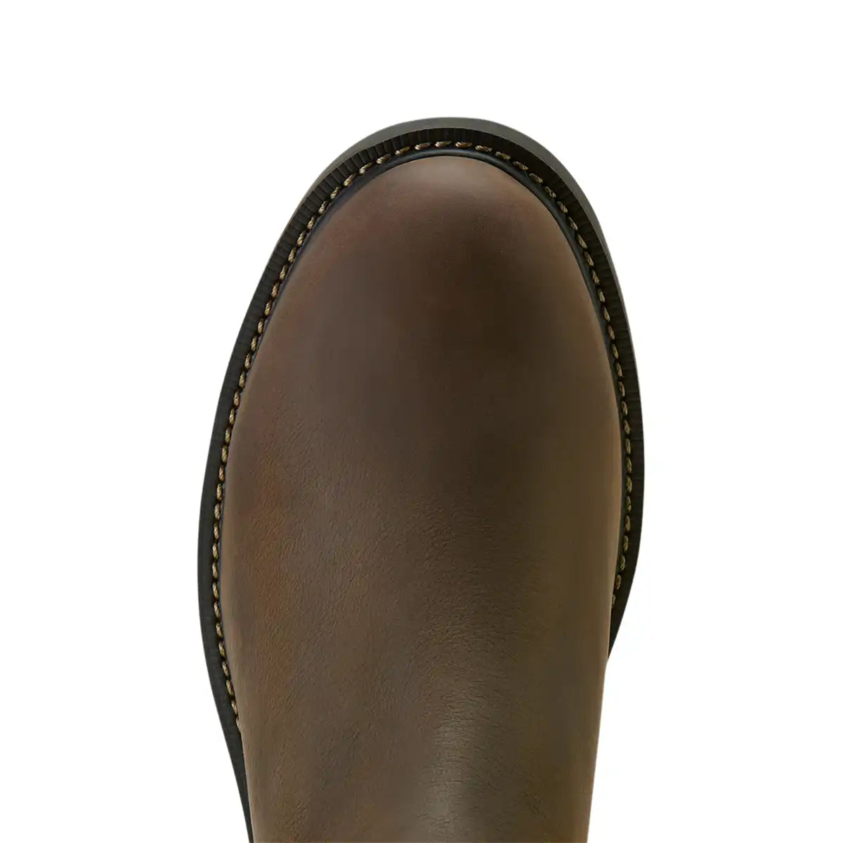 Ariat Men's Groundbreaker Chelsea Waterproof Work Boot - Dark Brown - Toe Ariat Men's Groundbreaker Chelsea Waterproof Work Boot - Dark Brown - Toe