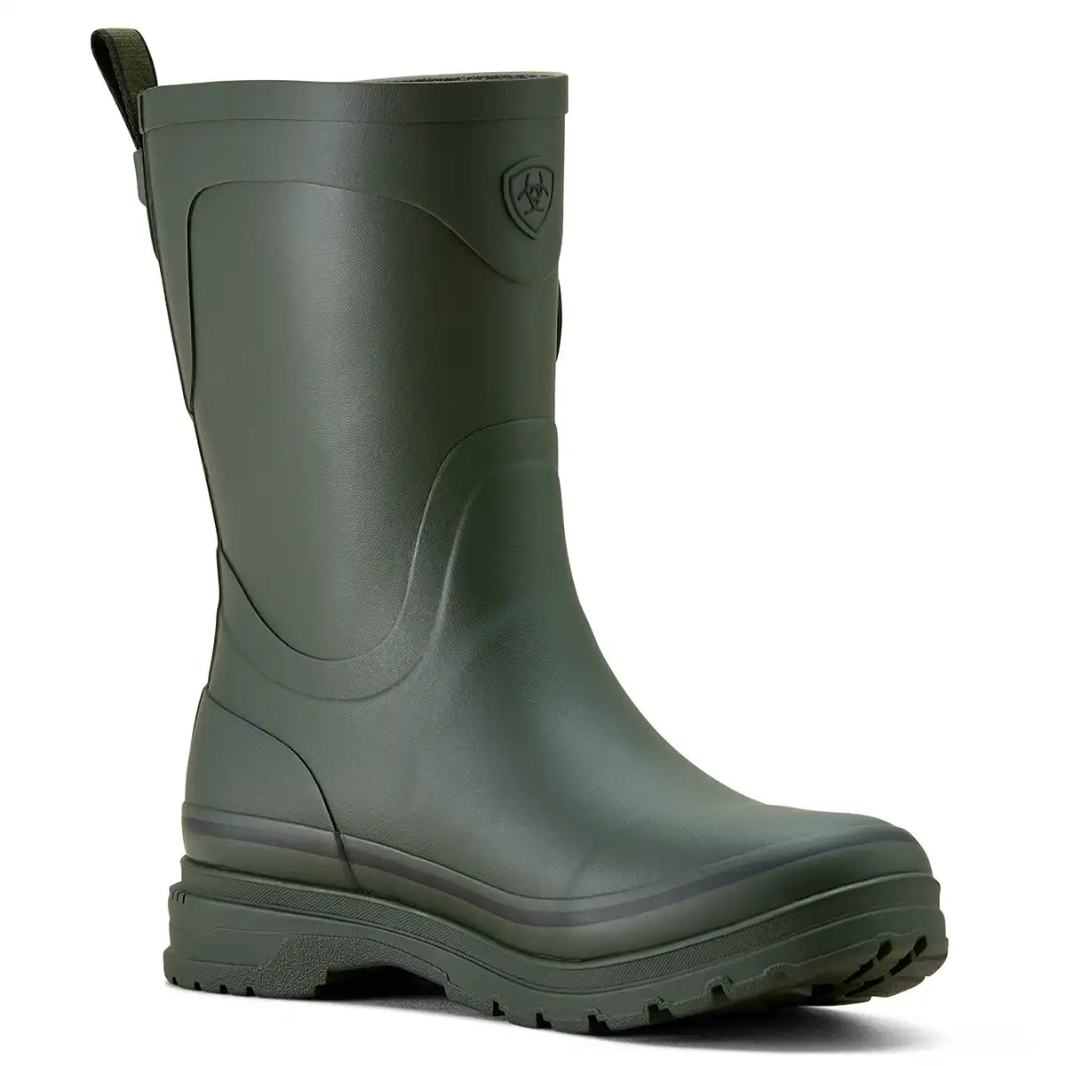 Ariat Women's Kelmarsh Mid Wellington Boot - Dark Olive - Medial Ariat Women's Kelmarsh Mid Wellington Boot - Dark Olive - Medial