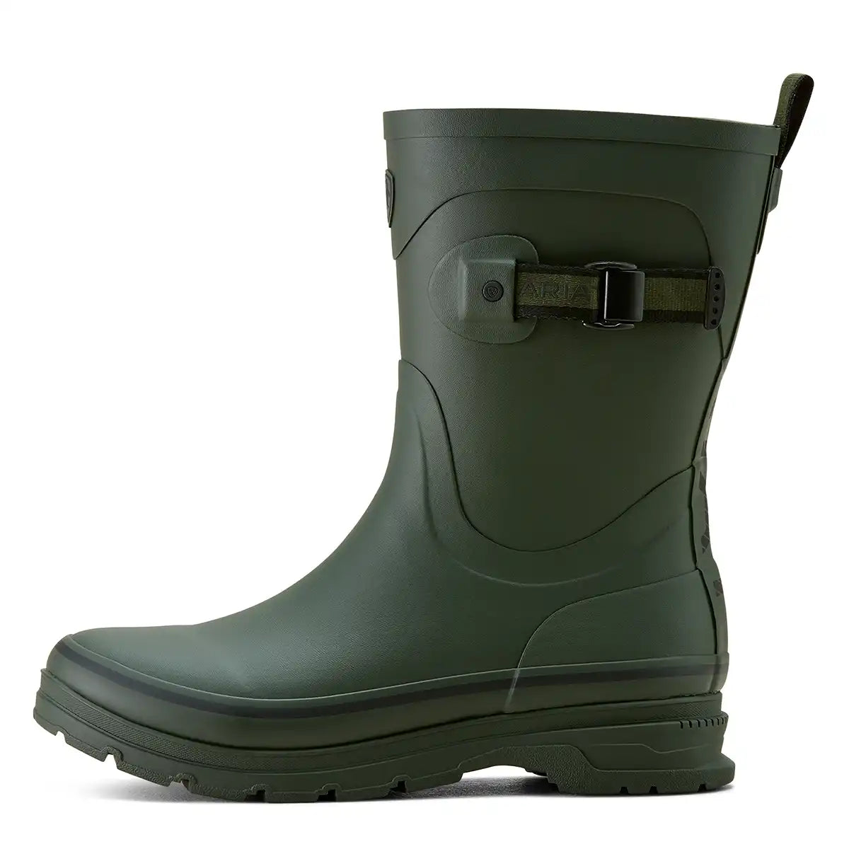 Ariat Women's Kelmarsh Mid Wellington Boot - Dark Olive - Side Ariat Women's Kelmarsh Mid Wellington Boot - Dark Olive - Side