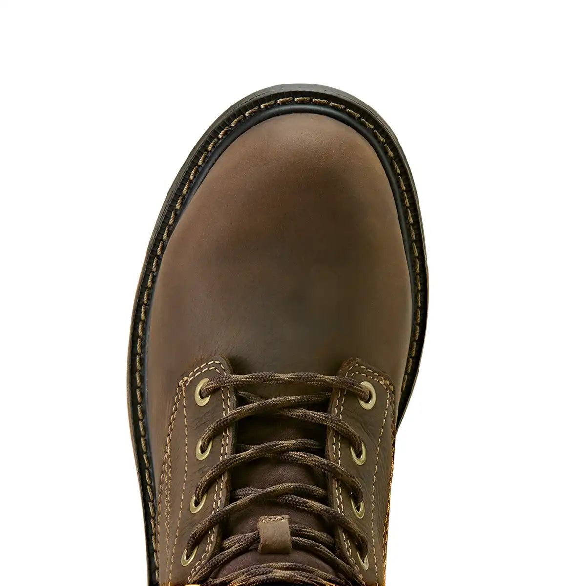 Ariat Women’s Riveter 6” Waterproof Composite Toe Work Boot - Dark Brown - Toe Ariat Women’s Riveter 6” Waterproof Composite Toe Work Boot - Dark Brown - Toe