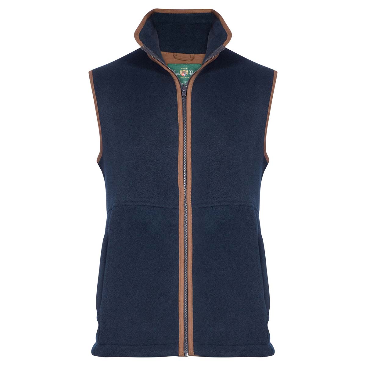 Alan Paine Aylsham Men's Fleece Gilet - Dark Navy Alan Paine Aylsham Men's Fleece Gilet - Dark Navy