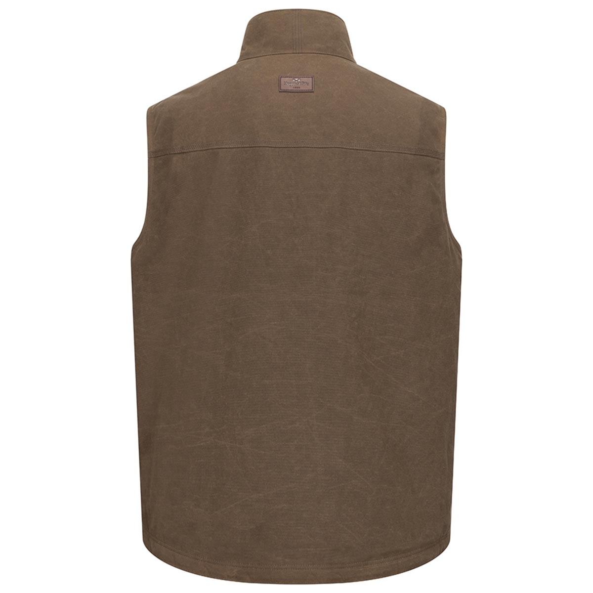 Hoggs of Fife Balfour Waxed Canvas Gilet - Mens - Back Hoggs of Fife Balfour Waxed Canvas Gilet - Mens - Back