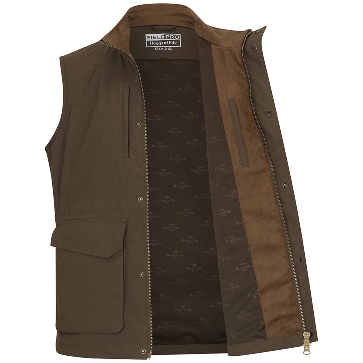 Hoggs of Fife Ballater Waterproof Field Waistcoat - Mens - Inside Hoggs of Fife Ballater Waterproof Field Waistcoat - Mens - Inside