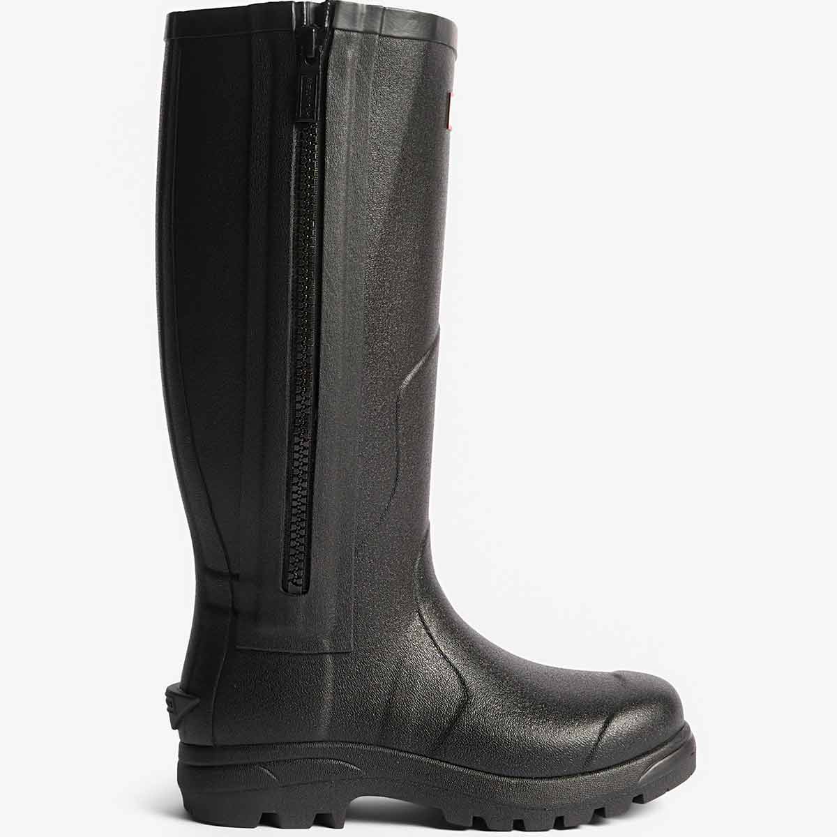 Hunter Balmoral MKII Full Zip Wellington Boots - Black - Zip Hunter Balmoral MKII Full Zip Wellington Boots - Black - Zip