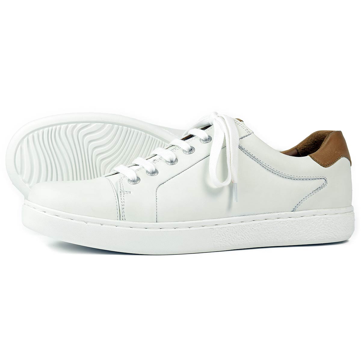 Orca Bay Belgravia Mens Trainers White Tan Orca Bay Belgravia Mens Trainers White Tan