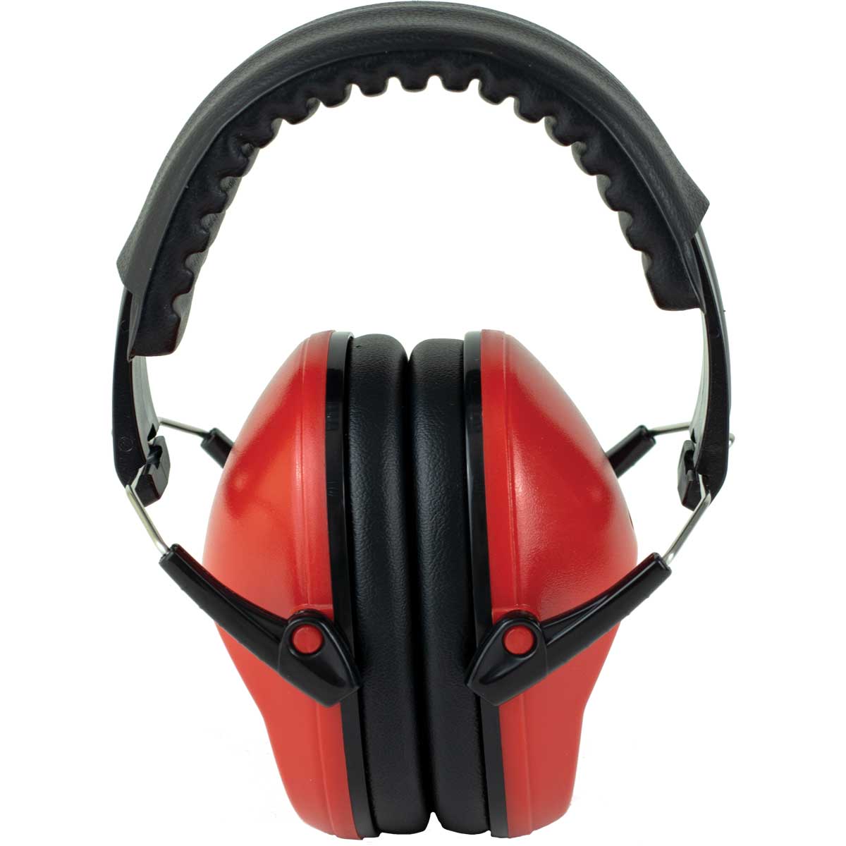 Bisley Professional Grade Compact Ear Defenders - Red Bisley Professional Grade Compact Ear Defenders - Red