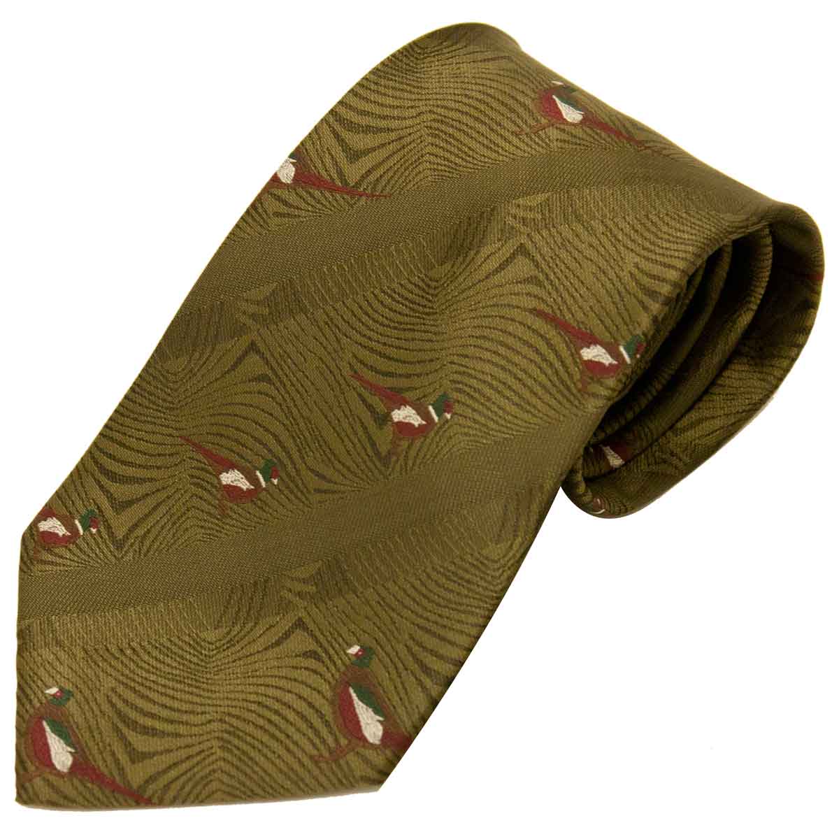Bisley Polyester Ties - pheasants Bisley Polyester Ties - pheasants