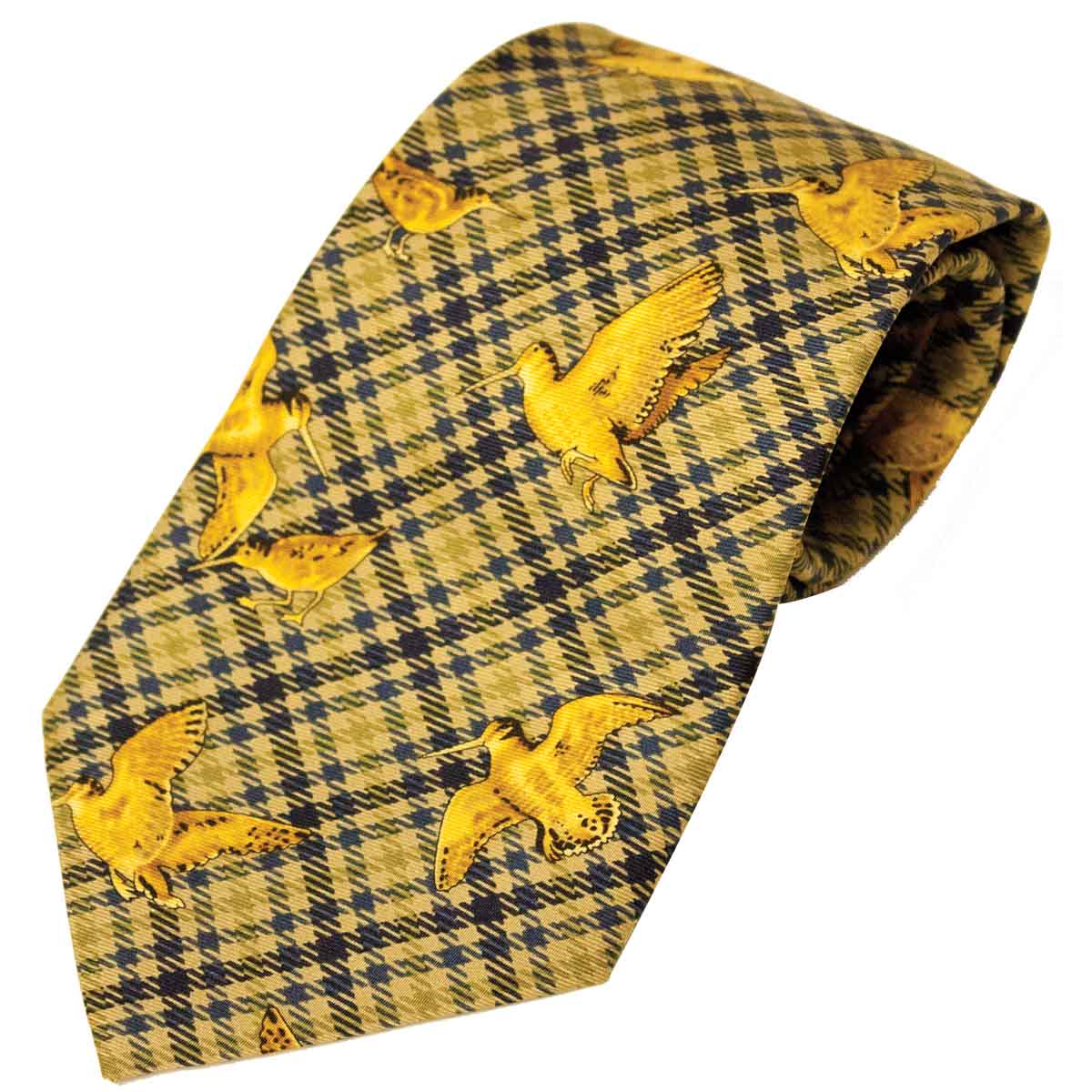 Bisley Silk Ties - green woodcock Bisley Silk Ties - green woodcock