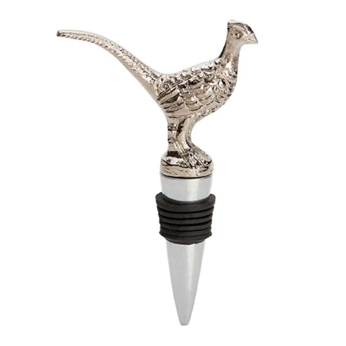 Bisley Stainless Steel Bottle Stopper Pheasant Bisley Stainless Steel Bottle Stopper Pheasant