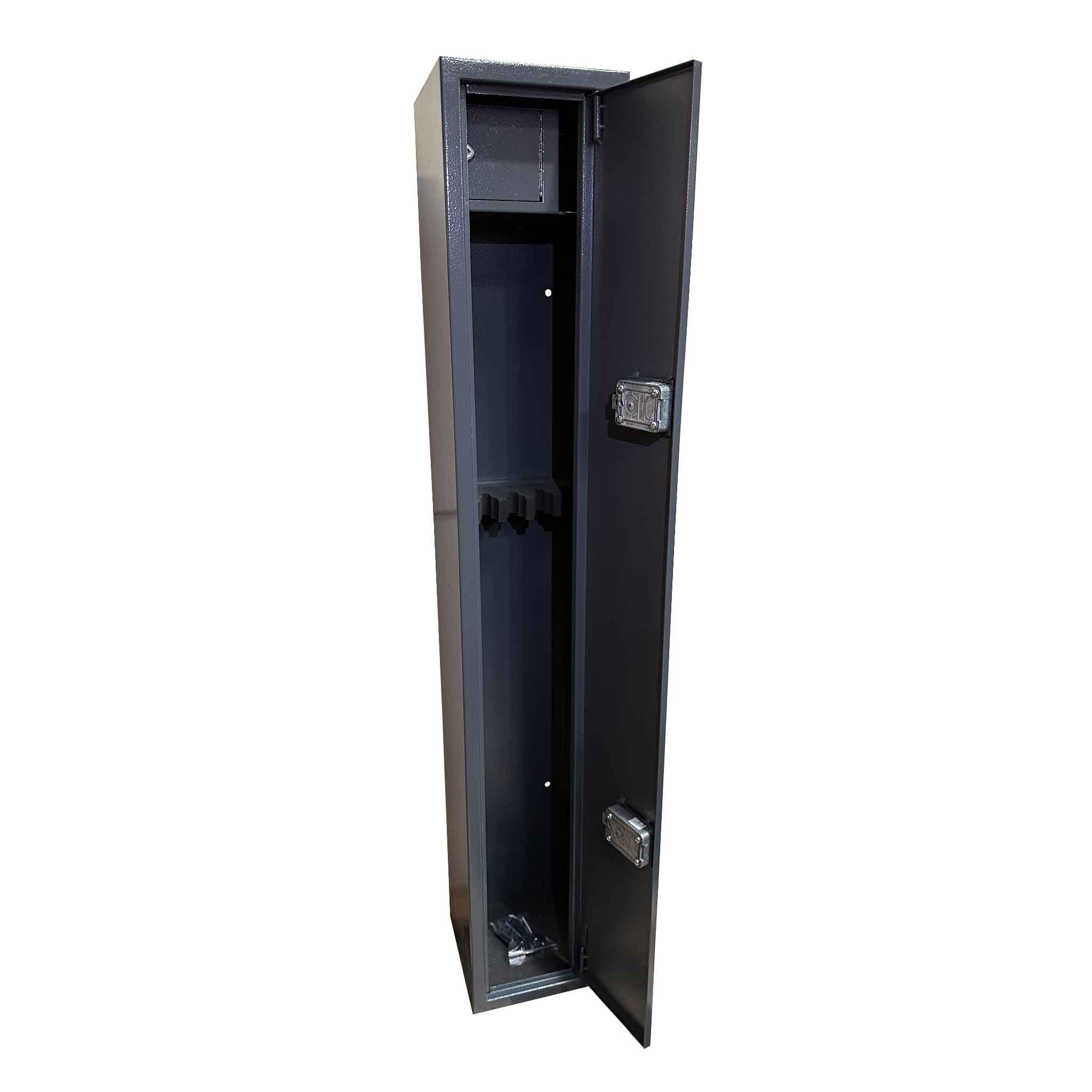 Boston Security BSEC5 5-Gun Safe - open Boston Security BSEC5 5-Gun Safe - open