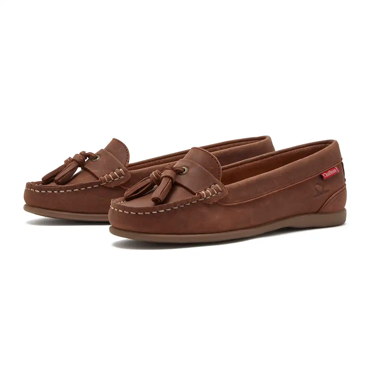 Chatham Pulau Women's Loafer- Dark Tan Chatham Pulau Women's Loafer- Dark Tan