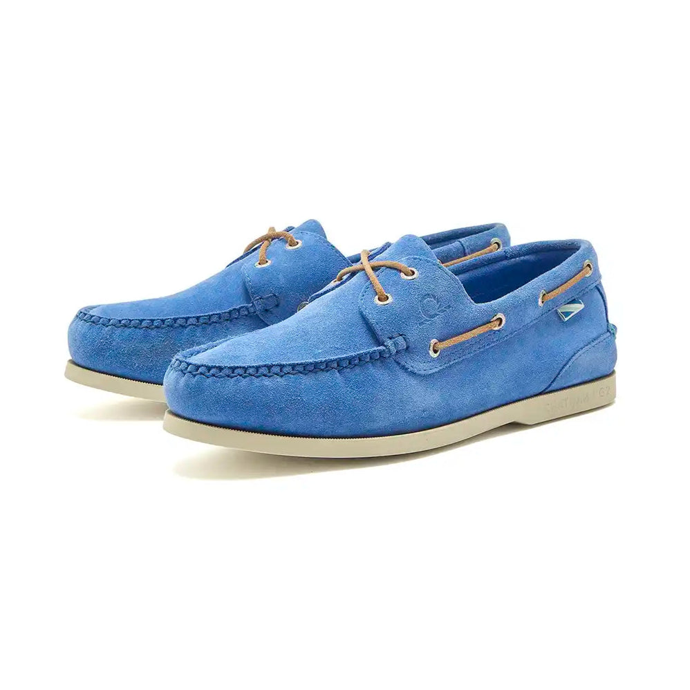 Chatham Compass II Repello G2 Men's Suede Deck Shoes- Blue- pair Chatham Compass II Repello G2 Men's Suede Deck Shoes- Blue- pair