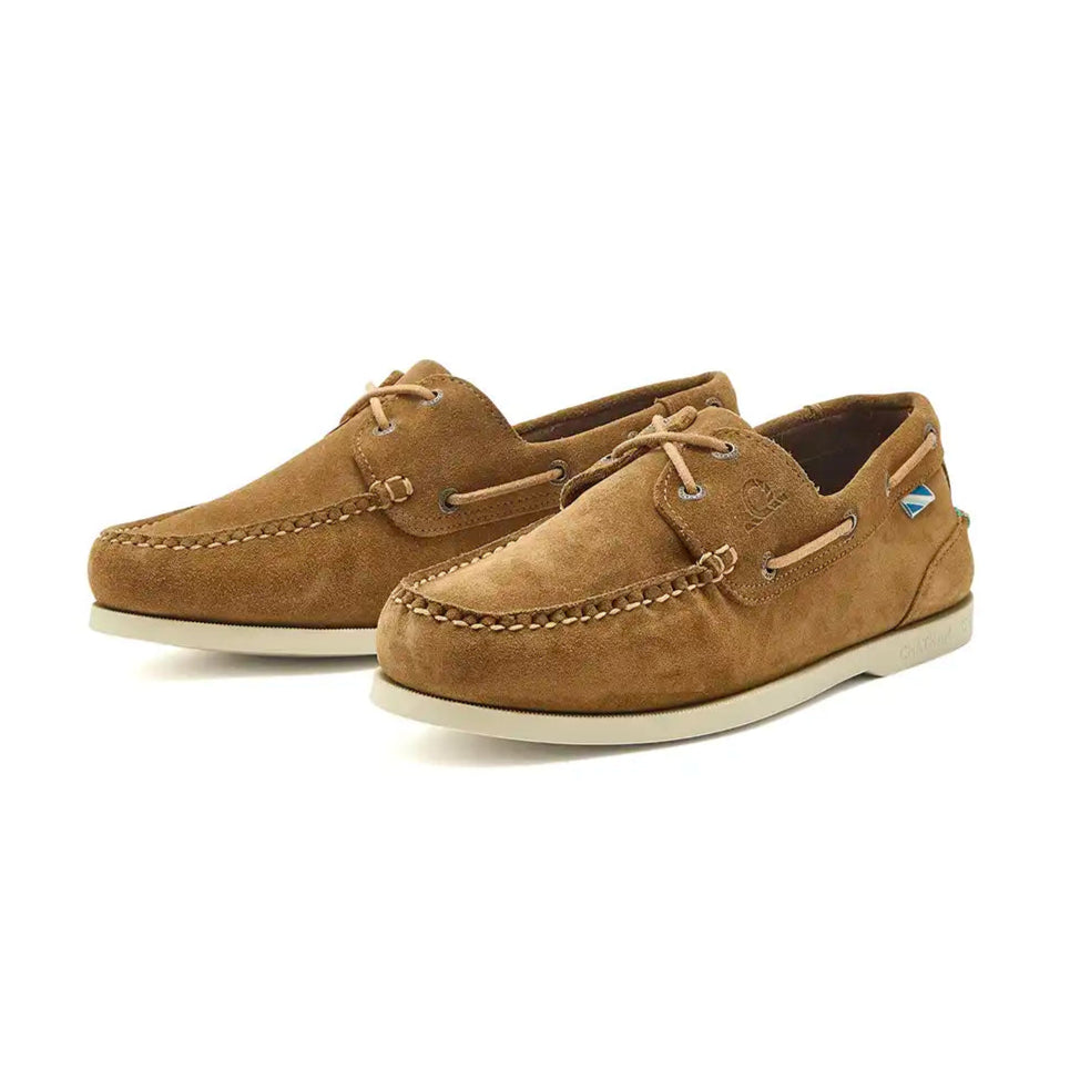 Chatham Compass II Repello G2 Men's Suede Deck Shoes- Tan- pair Chatham Compass II Repello G2 Men's Suede Deck Shoes- Tan- pair