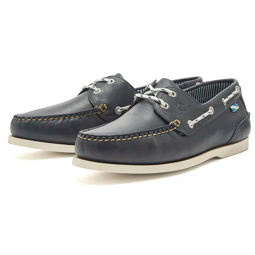 Chatham Crew G2 Men's Deck Shoes- Navy- pair Chatham Crew G2 Men's Deck Shoes- Navy- pair