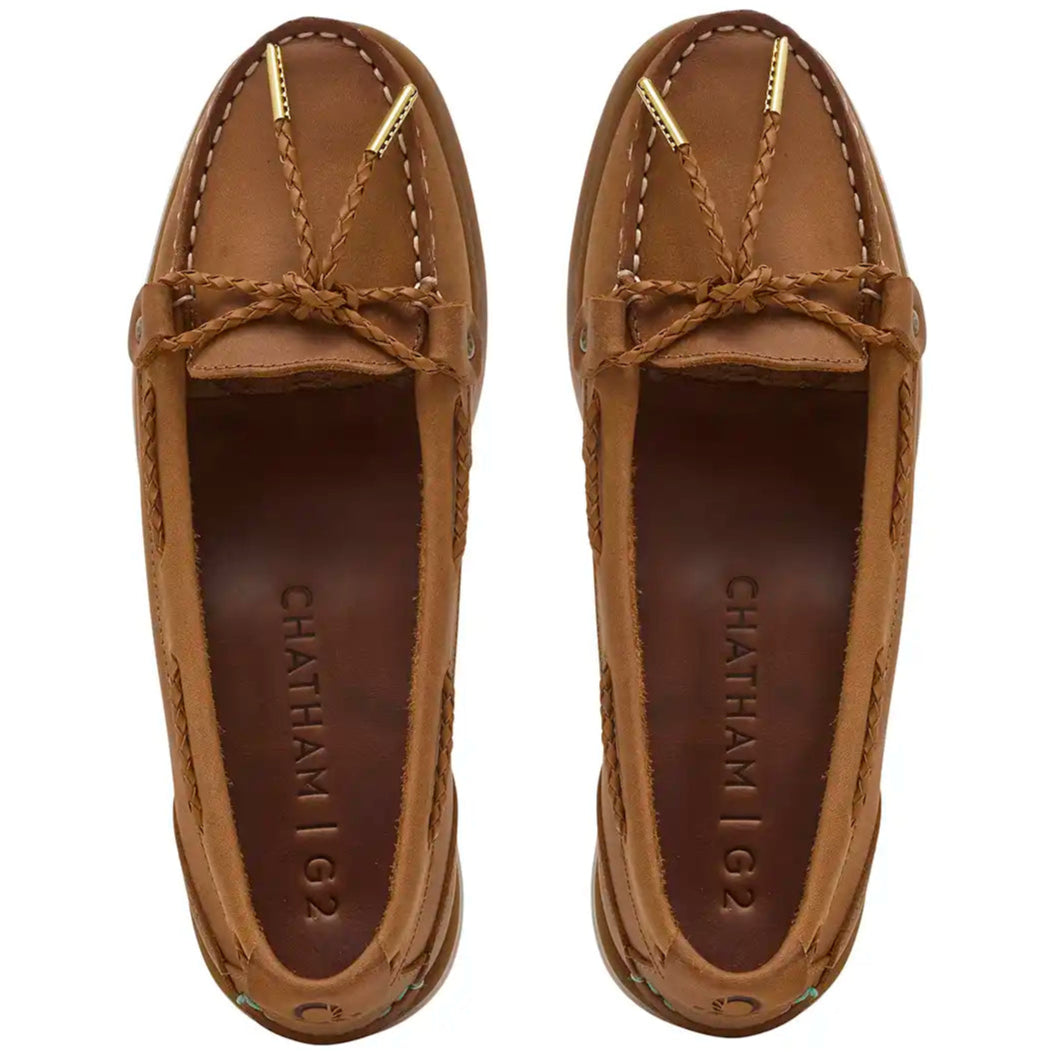Chatham Rota Lady G2 Women's Deck Shoes- Walnut top view Chatham Rota Lady G2 Women's Deck Shoes- Walnut top view