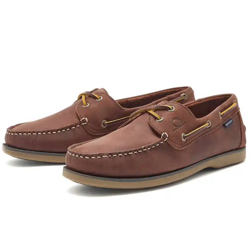 Chatham Whitstable Men's Deck Shoes - Burgundy - Pair Chatham Whitstable Men's Deck Shoes - Burgundy - Pair