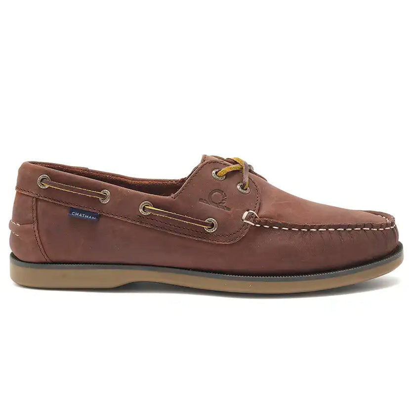 Chatham Whitstable Men's Deck Shoes - Burgundy - Right Shoe Chatham Whitstable Men's Deck Shoes - Burgundy - Right Shoe