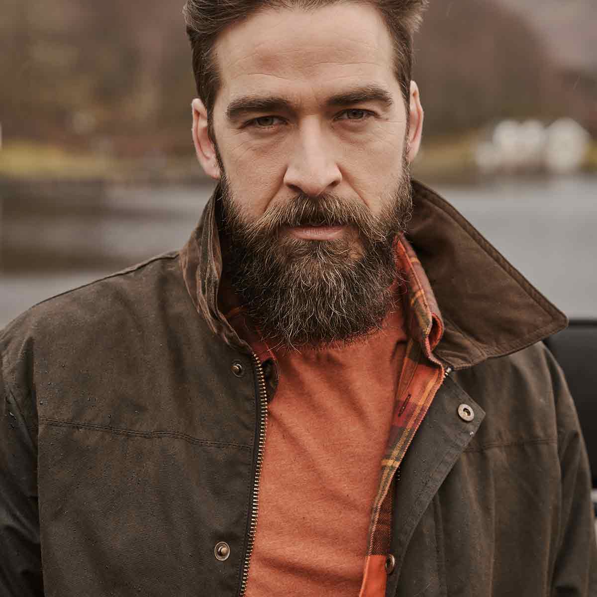 Hoggs of Fife Caledonia Men's Wax Jacket Hoggs of Fife Caledonia Men's Wax Jacket