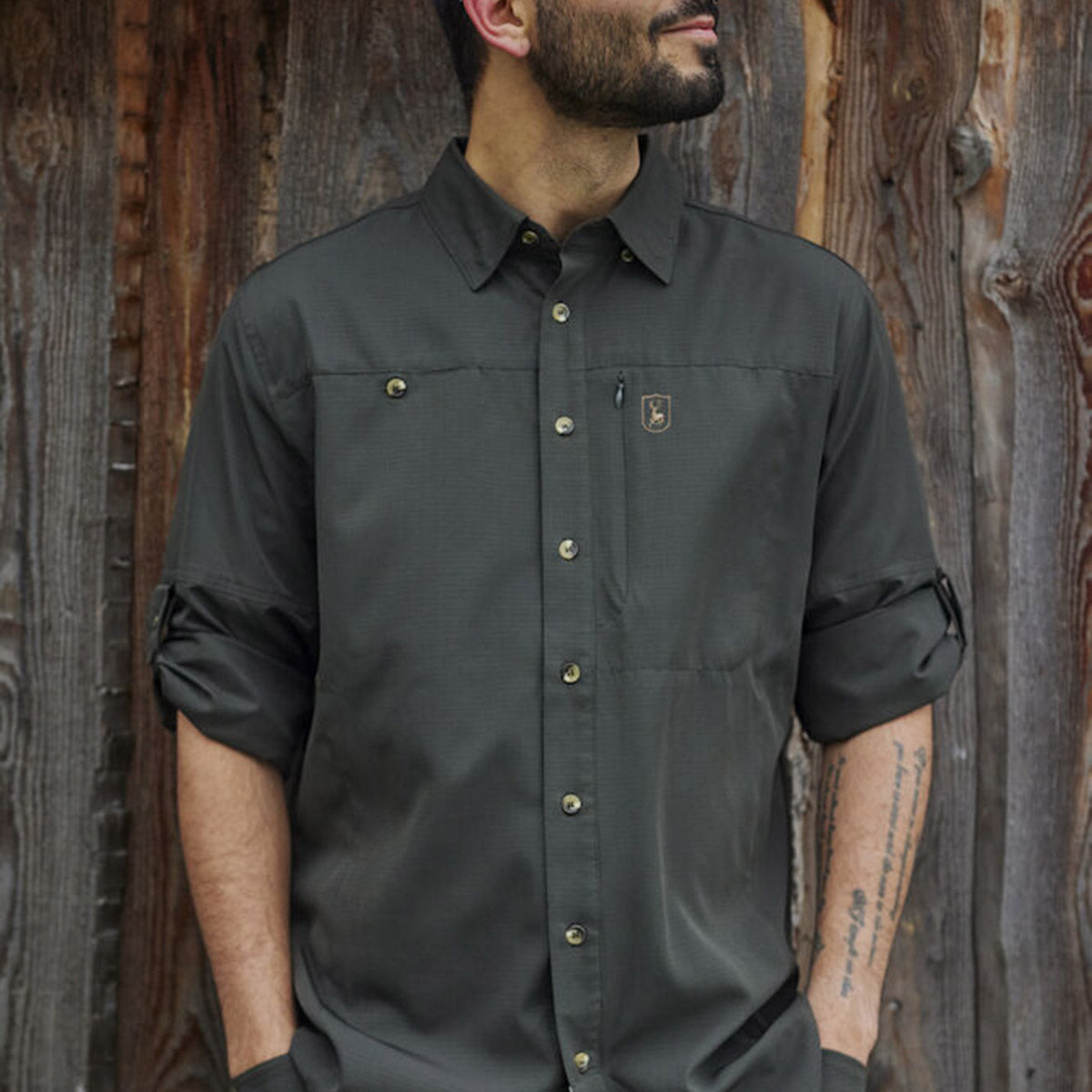 Deerhunter Canopy Shirt - On Model Deerhunter Canopy Shirt - On Model