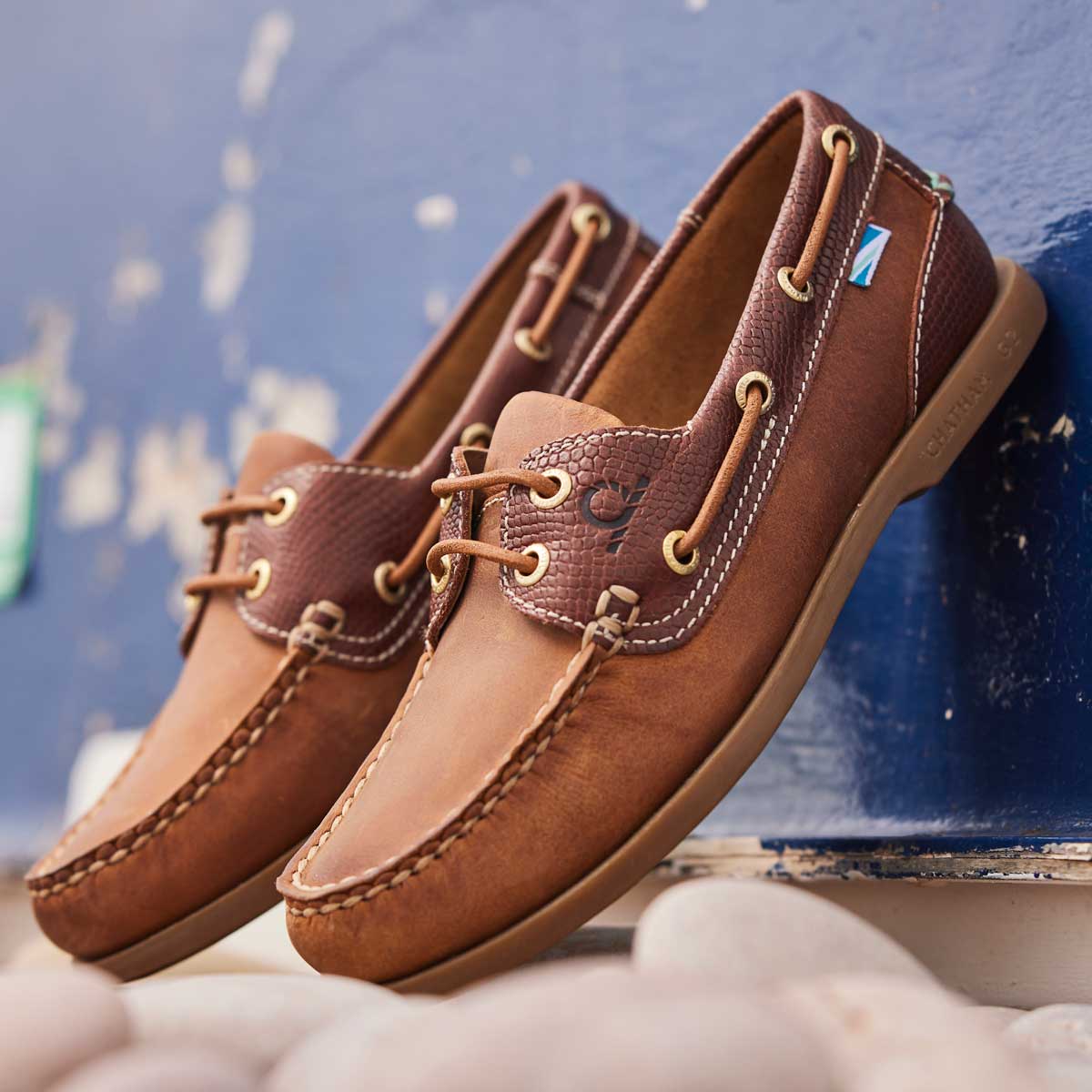 Chatham Bermuda Lady G2 Women's Deck Shoes - Walnut/Brown Snake Chatham Bermuda Lady G2 Women's Deck Shoes - Walnut/Brown Snake