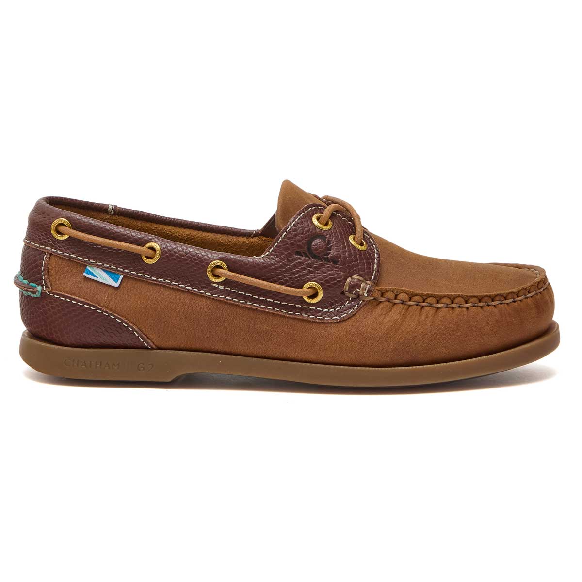 Chatham Bermuda Lady G2 Women's Deck Shoes - Walnut/Brown Snake - Right Chatham Bermuda Lady G2 Women's Deck Shoes - Walnut/Brown Snake - Right