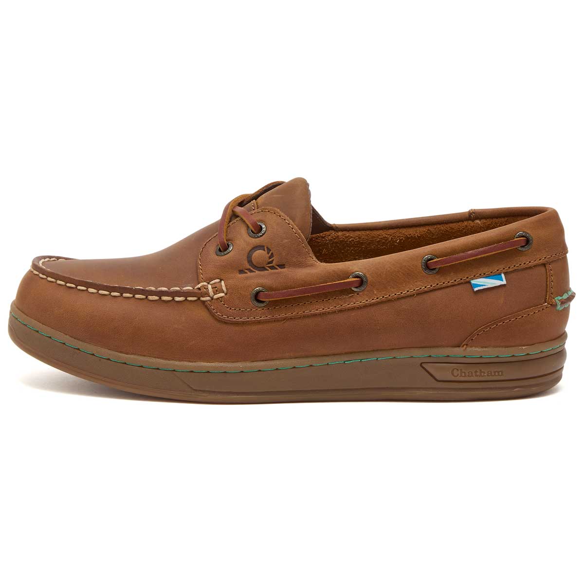 Chatham Deck Buton G2 Men's Deck Shoes - Walnut - Left Chatham Deck Buton G2 Men's Deck Shoes - Walnut - Left