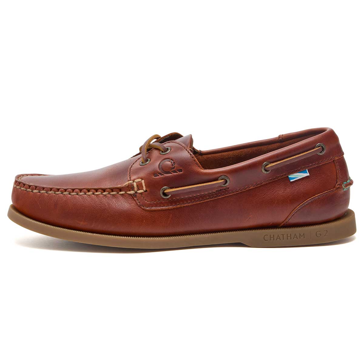 Chatham Deck II G2 Men's Deck Shoes - Chestnut - left Chatham Deck II G2 Men's Deck Shoes - Chestnut - left