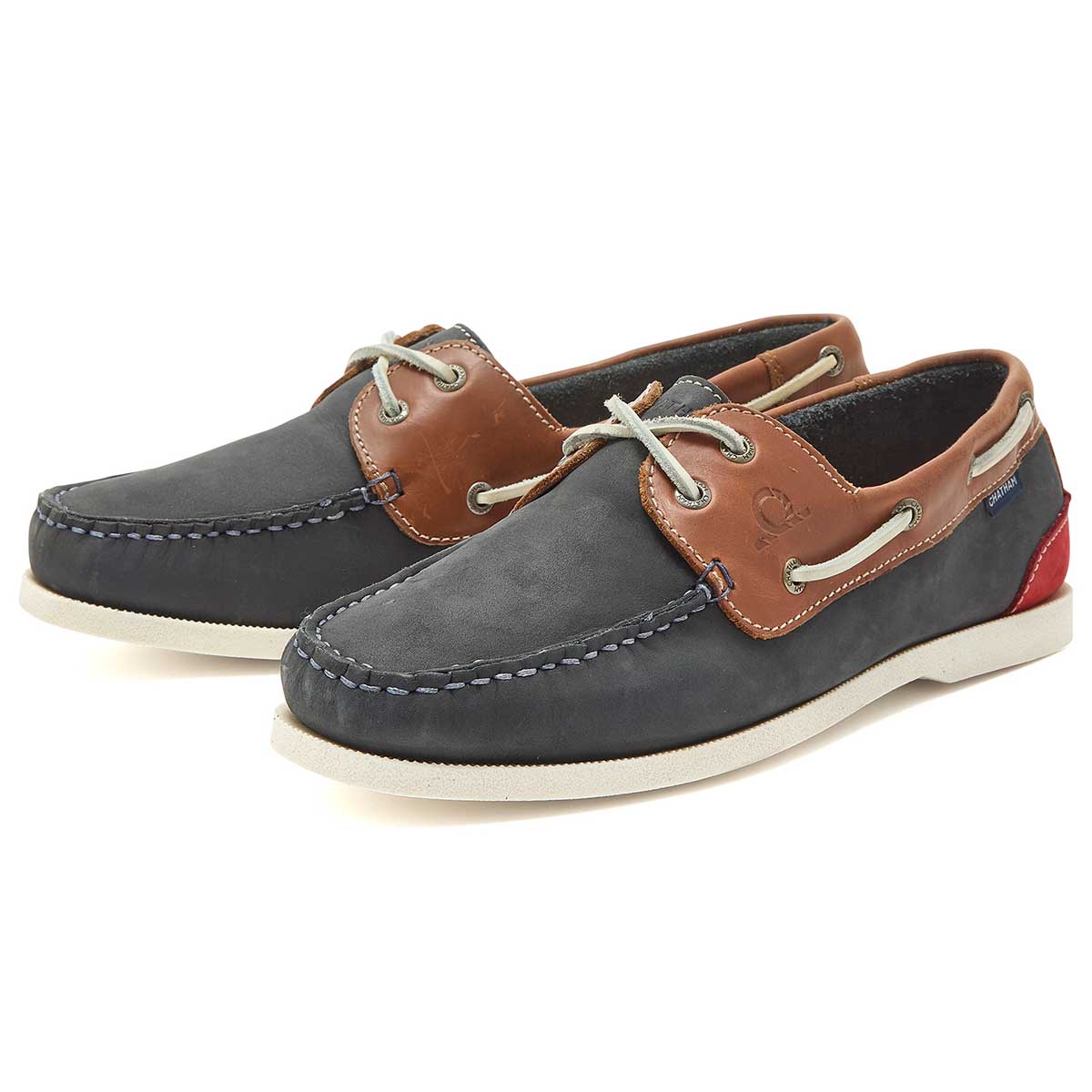 Chatham Galley II Men's Deck Shoes - Navy/Tan Chatham Galley II Men's Deck Shoes - Navy/Tan