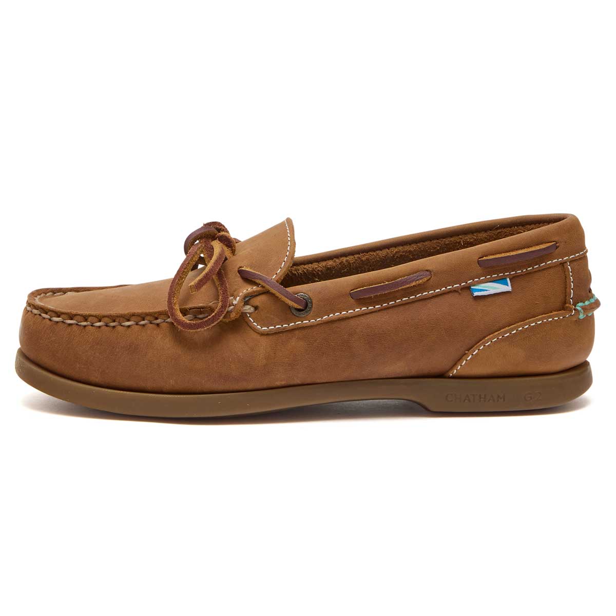 Chatham Olivia Lady G2 Women's Deck Shoes - Walnut - Left Chatham Olivia Lady G2 Women's Deck Shoes - Walnut - Left