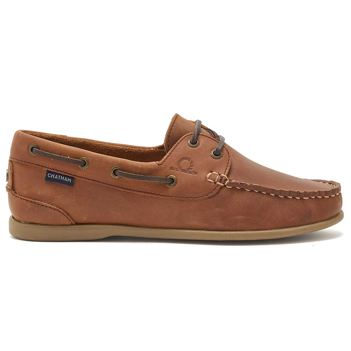 Chatham Penang Lady Women's Deck Shoes - Dark Tan - Right Chatham Penang Lady Women's Deck Shoes - Dark Tan - Right