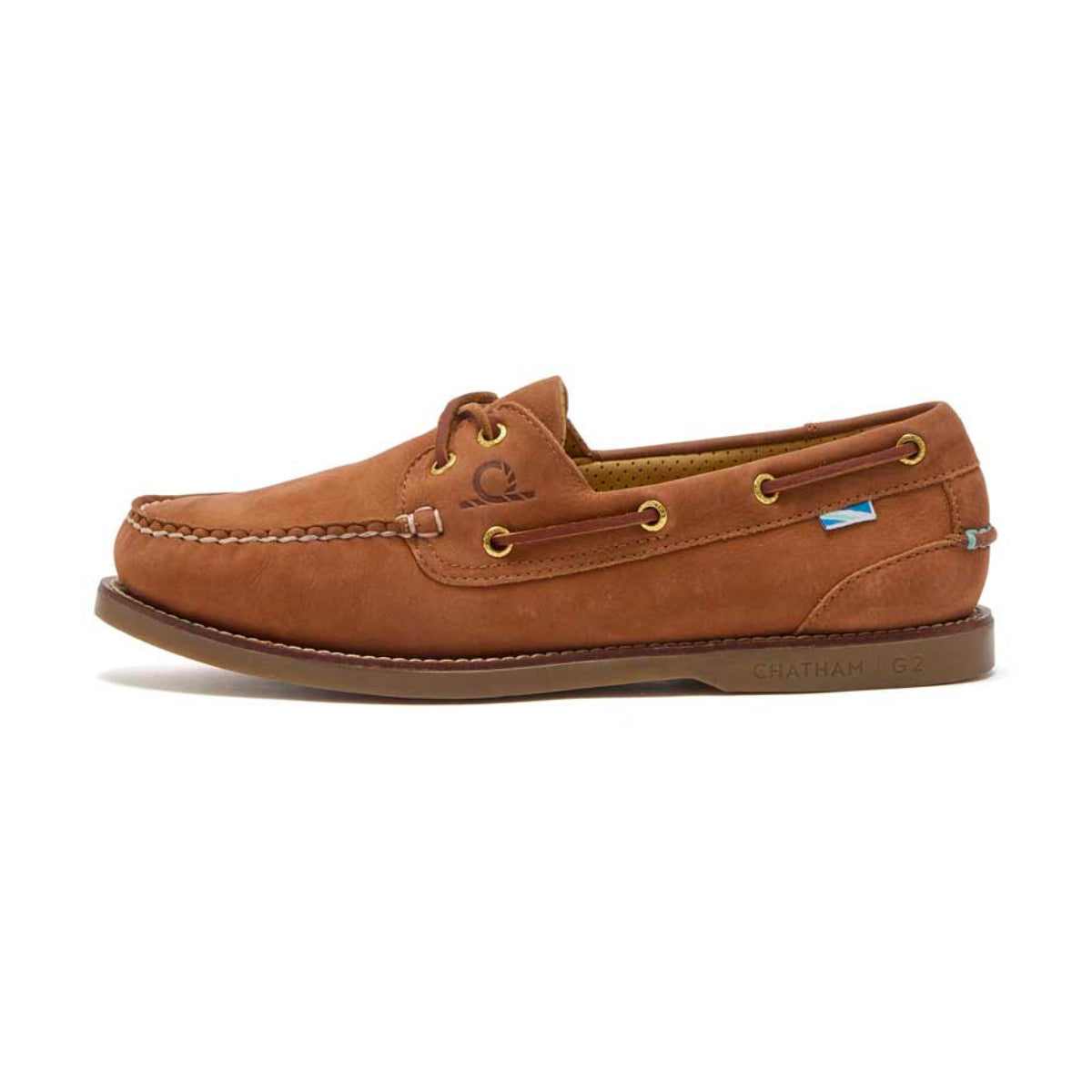 Chatham Lyme G2 Deck Shoes - Tan - Left Chatham Lyme G2 Deck Shoes - Tan - Left