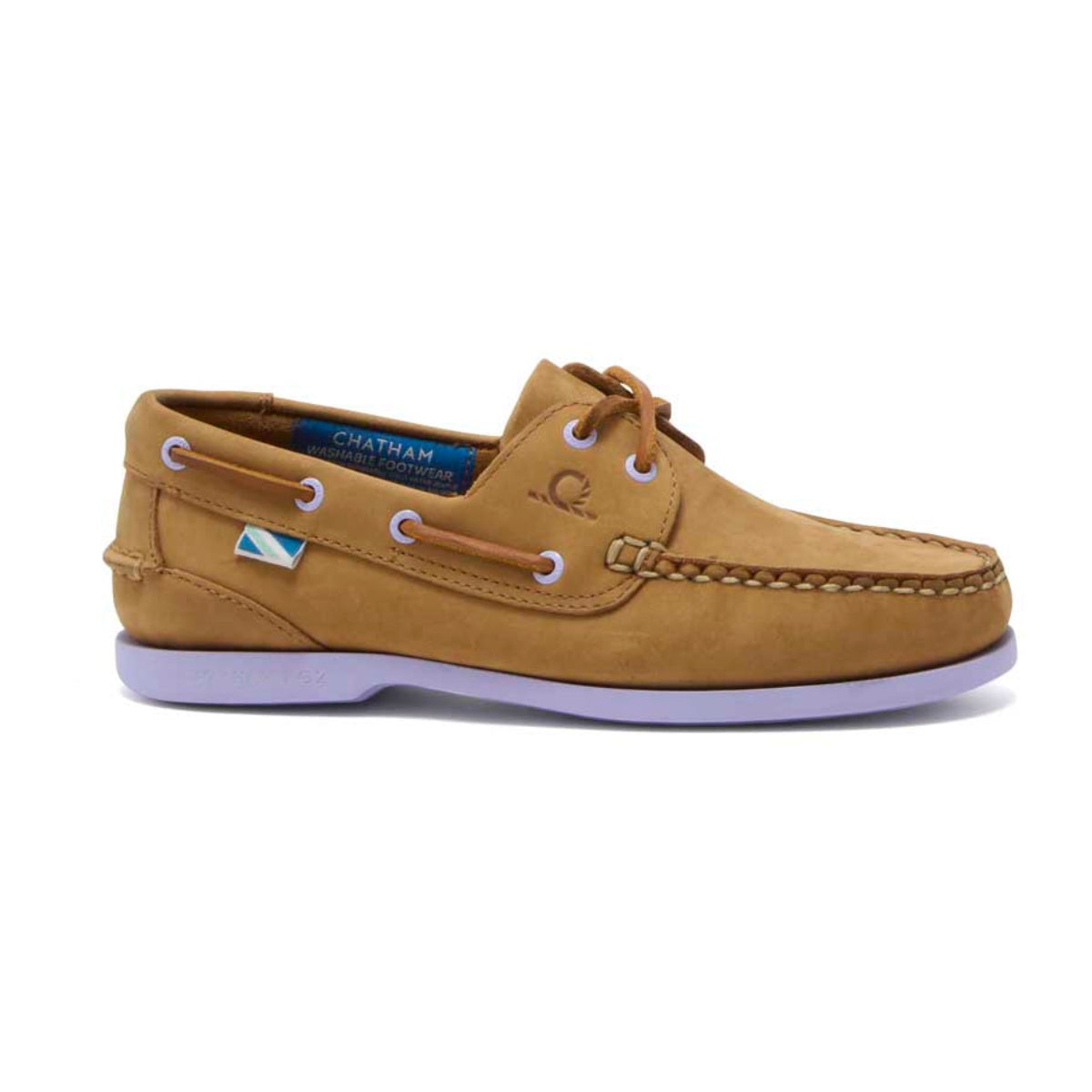 Chatham Pippa Lady II G2 Women's Deck Shoes - Tan/Lavender - Right Chatham Pippa Lady II G2 Women's Deck Shoes - Tan/Lavender - Right
